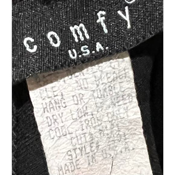 Comfy USA Black Knit Sleeveless Dress Midi Slinky Rayon Blend Stretch Women’s L - Picture 8 of 9